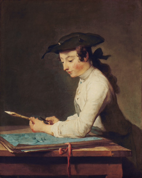 The draughtsman de Jean-Baptiste Siméon Chardin