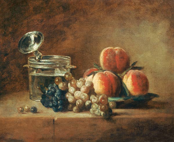 Crystal Bowl, Fruit de Jean-Baptiste Siméon Chardin