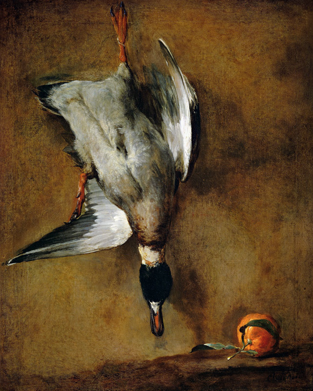 The mallard de Jean-Baptiste Siméon Chardin