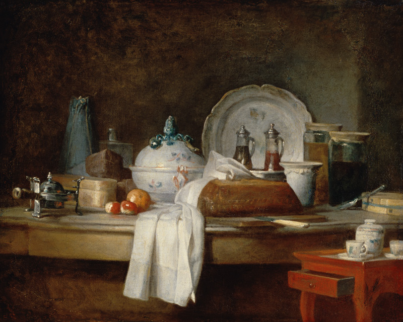 The Officers' Mess or The Remains of a Lunch de Jean-Baptiste Siméon Chardin