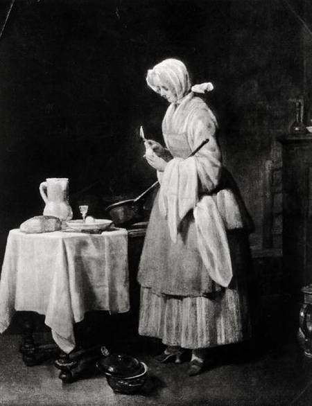 The Attentive Nurse de Jean-Baptiste Siméon Chardin
