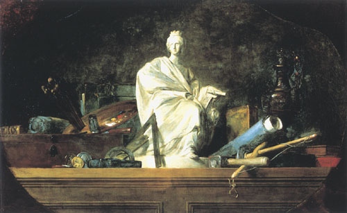 The attributes of the arts de Jean-Baptiste Siméon Chardin