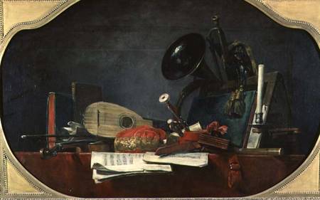 The Attributes of Music de Jean-Baptiste Siméon Chardin