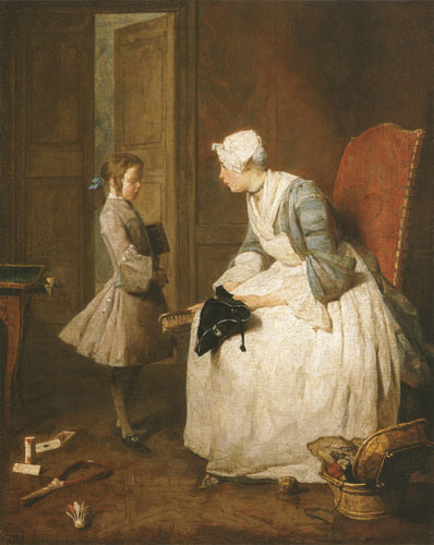 the governess de Jean-Baptiste Siméon Chardin