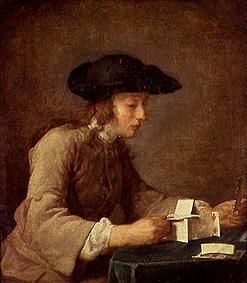 The house of cards. de Jean-Baptiste Siméon Chardin