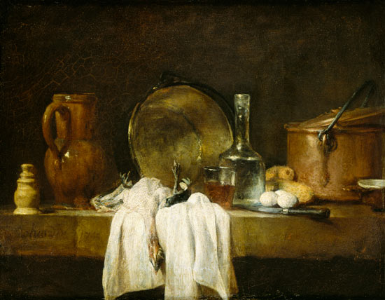 The Kitchen Table de Jean-Baptiste Siméon Chardin