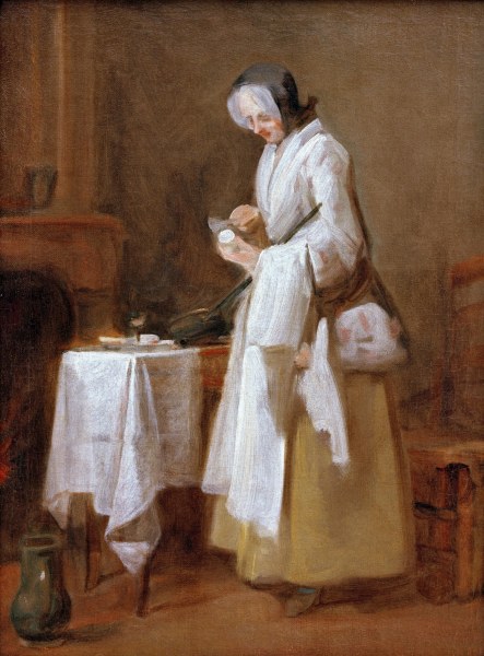 Recovery meal de Jean-Baptiste Siméon Chardin