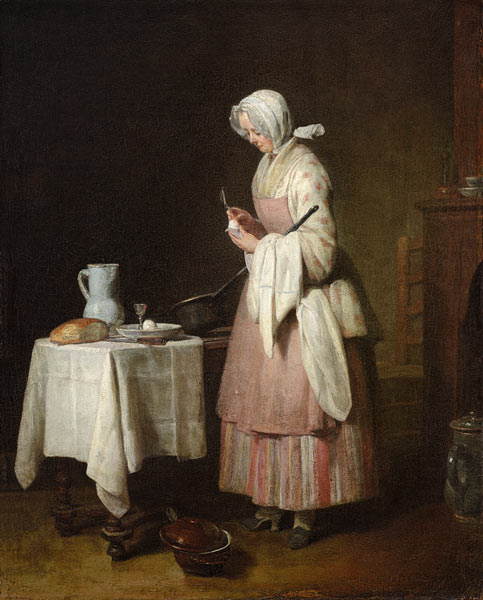 the provident nurse de Jean-Baptiste Siméon Chardin