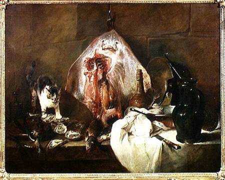 The Ray or, The Kitchen Interior de Jean-Baptiste Siméon Chardin