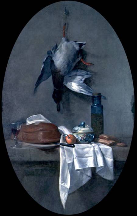 Still Life With Duck de Jean-Baptiste Siméon Chardin