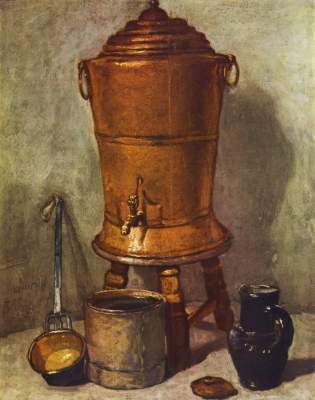 The water container de Jean-Baptiste Siméon Chardin
