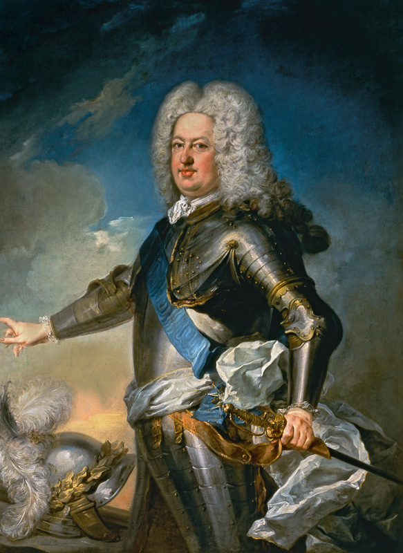 Portrait of Stanislas Lesczinski (1677-1766) King of Poland de Jean-Baptiste van Loo