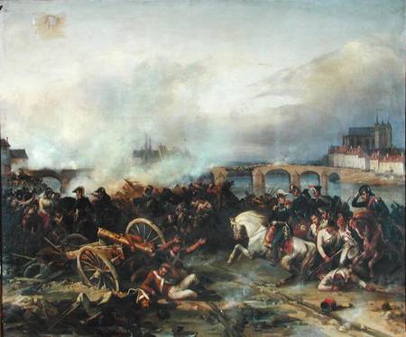 Battle of Montereau de Jean Charles Langlois