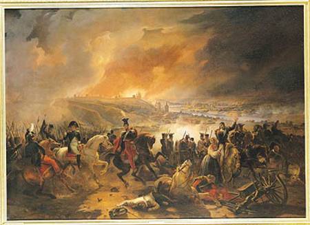 The Battle of Smolensk, 17th August 1812 de Jean Charles Langlois