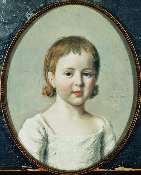 Büstenporträt von Matthew Robinson Boulton im Alter von 3 Jahren de Jean-Étienne Liotard