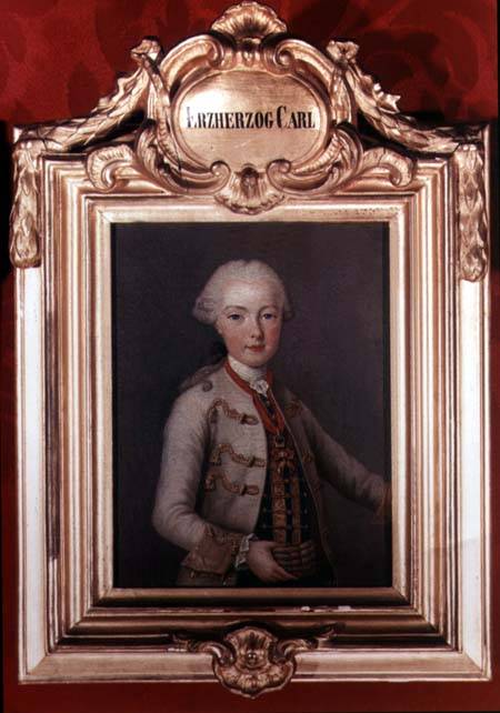 Archduke Karl Joseph (1745-61) son of Emperor Francis I (1708-65) and Empress Maria Theresa of Austr de Jean-Étienne Liotard