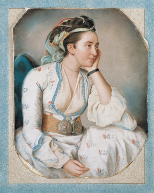 Woman in Turkish Dress de Jean-Étienne Liotard