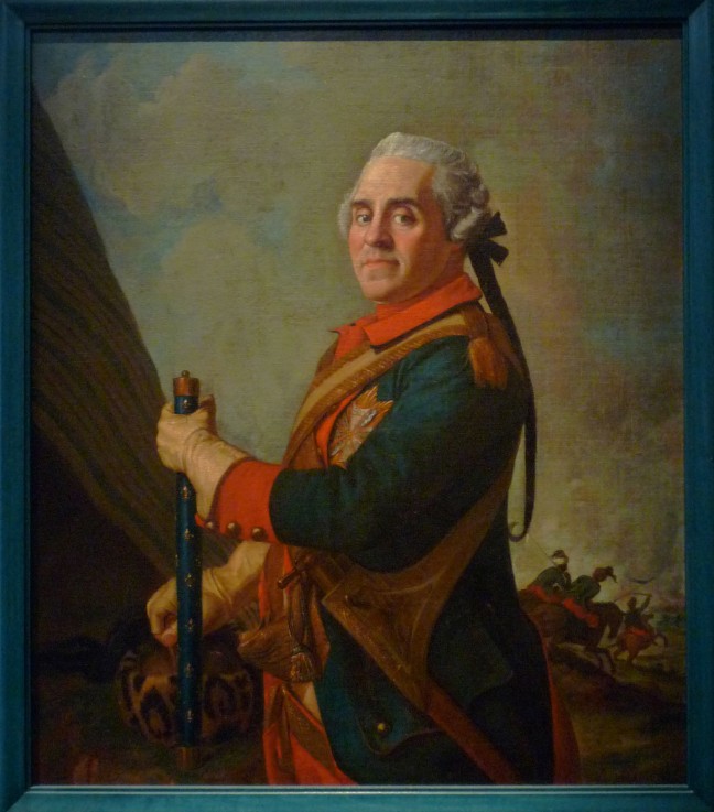 Portrait of Maurice de Saxe (1696–1750), Marshal of France de Jean-Étienne Liotard