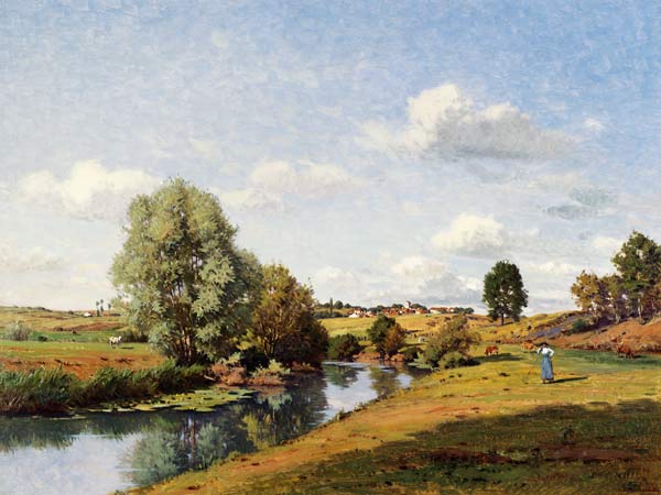 The River Saone near Grignancourt de Jean F. Monchablon
