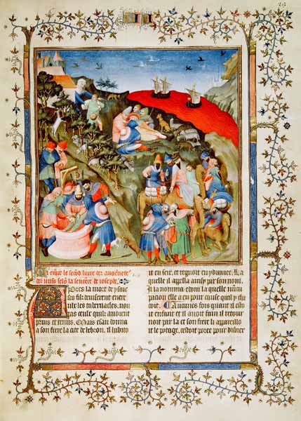 Ms Fr.247 f.25 The Story of Joseph, illustration, from ''Antiquites Judaiques'', c.1470  (see also 3 de Jean Fouquet