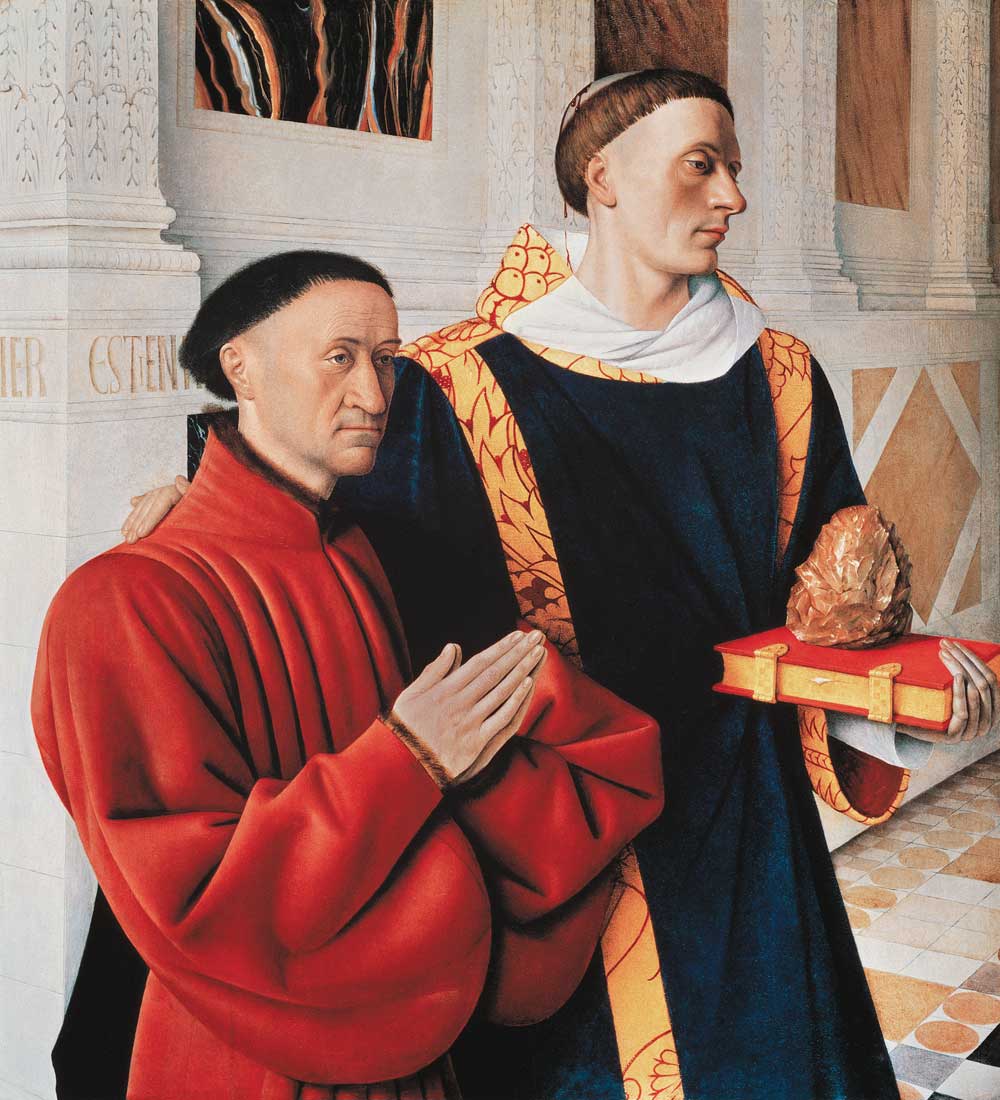 Étienne Chevalier with Saint Stephen de Jean Fouquet