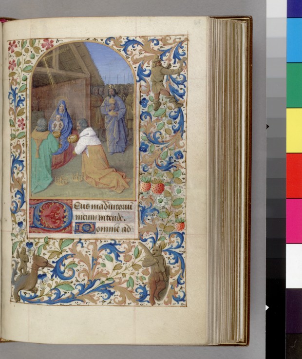 The Adoration of the Magi (Book of Hours) de Jean Fouquet