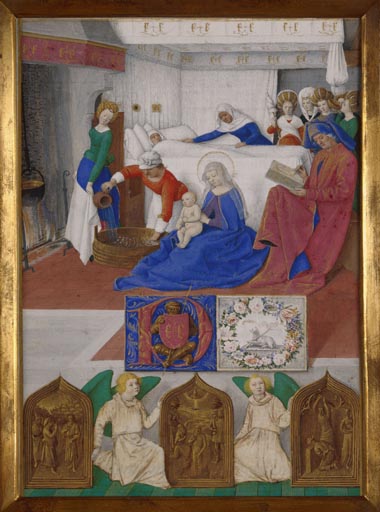 Die Geburt Johannes des Taeufers de Jean Fouquet