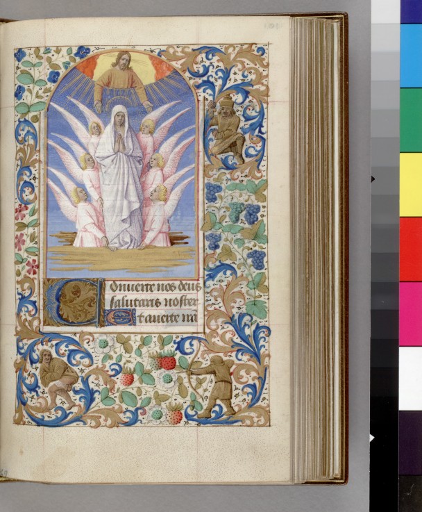 The Assumption of the Virgin (Book of Hours) de Jean Fouquet