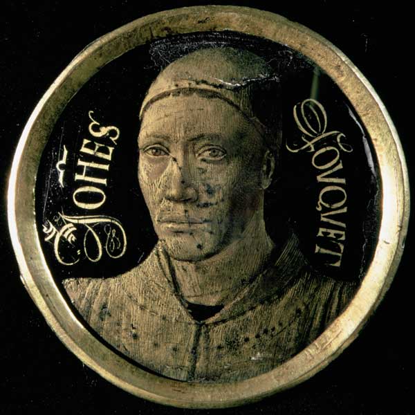 Self portrait medallion de Jean Fouquet