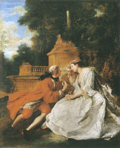 the game of Pied-de-Boeuf de Jean François de Troy