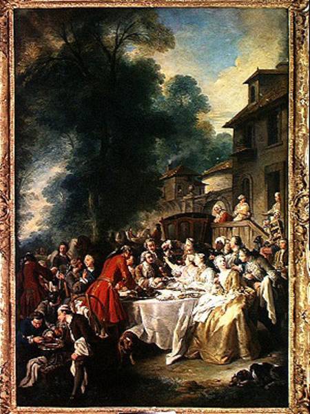 The Hunt Lunch de Jean François de Troy