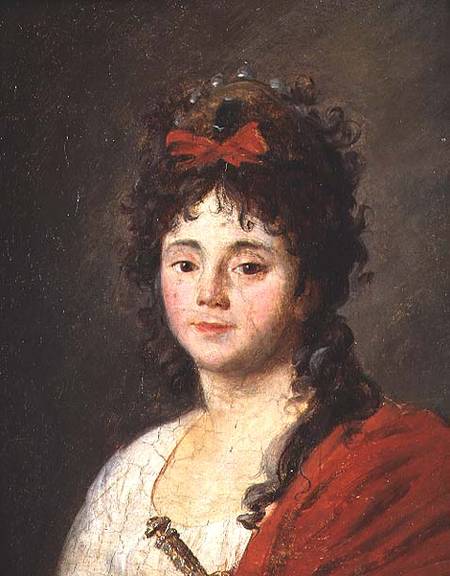 Portrait of Mademoiselle Maillard (1766-1818) as the Goddess of Reason at the Fete de l'Eglise de No de Jean Francois Garneray