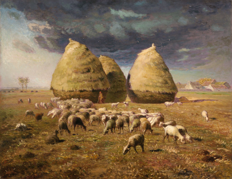 Autumn, the haystacks de Jean-François Millet