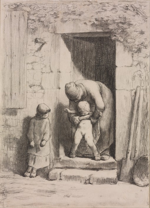Maternal Solicitude de Jean-François Millet
