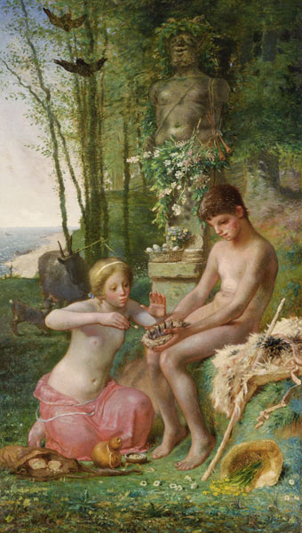 Spring (Daphnis and Chloë) de Jean-François Millet
