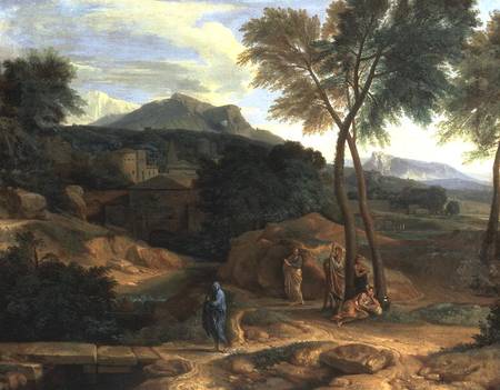 Landscape with Conopion Carrying the Ashes of Phocion de Jean-François Millet