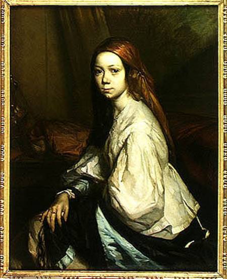 Portrait of Pauline Ono (d.1844) de Jean-François Millet