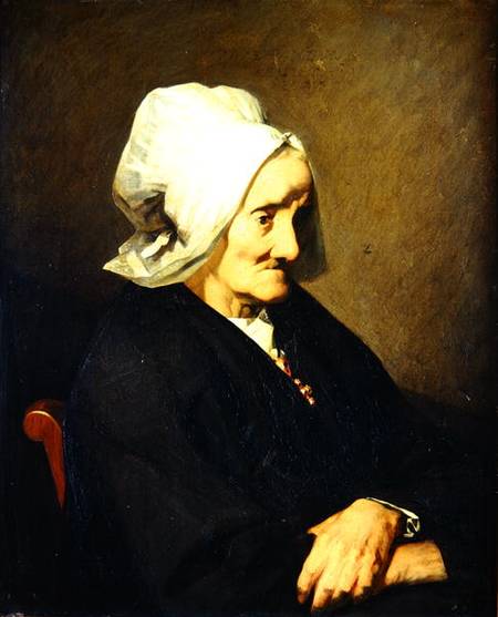 Portrait of the Widow Roumy de Jean-François Millet