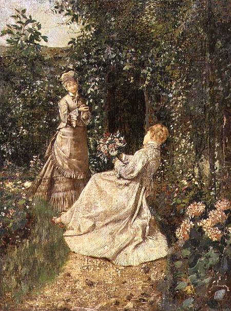In the Garden de Jean François Raffaelli