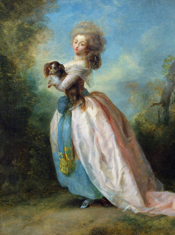 A Lady with a Dog de Jean Frederic Schall