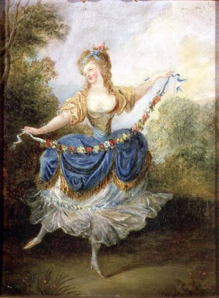 Dancer with a Garland de Jean Frederic Schall