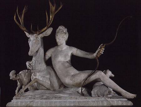 Diana mounted on a stag de Jean Goujon