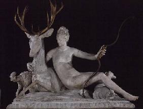 Diana mounted on a stag