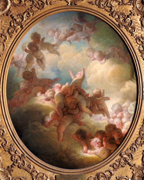 The Swarm of Cupids de Jean Honoré Fragonard