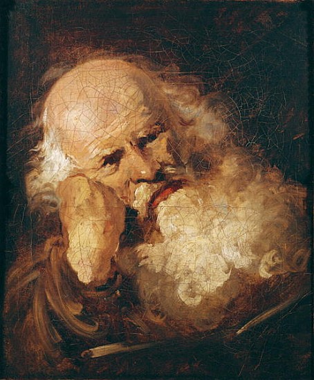 Head of an Old Man de Jean Honoré Fragonard
