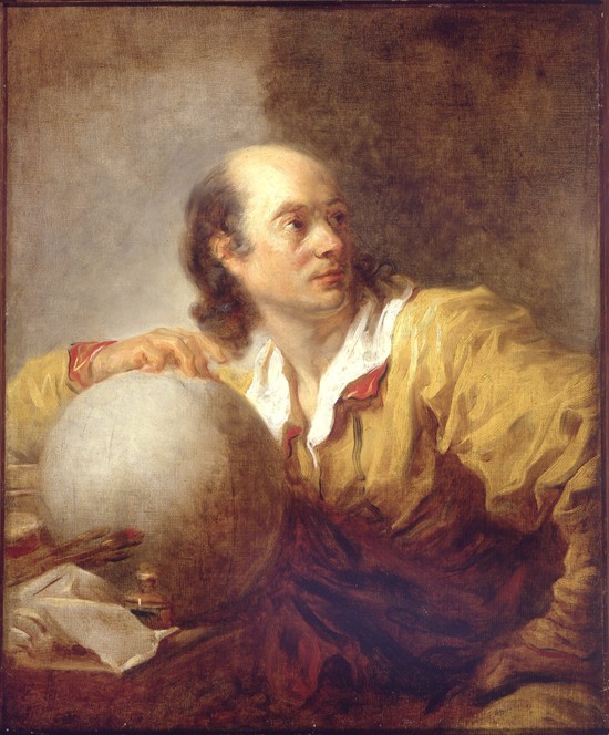 Portrait of Jérôme Lalande (1732-1807) de Jean Honoré Fragonard