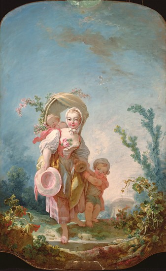 The Shepherdess, 1748-52 de Jean Honoré Fragonard