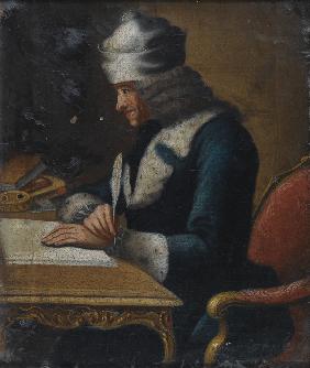 Portrait of Francois Marie Arouet de Voltaire (1694-1778)