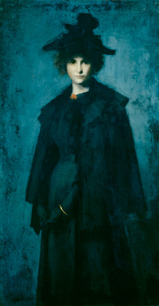Portrait of Madame Laura Leroux de Jean-Jacques Henner