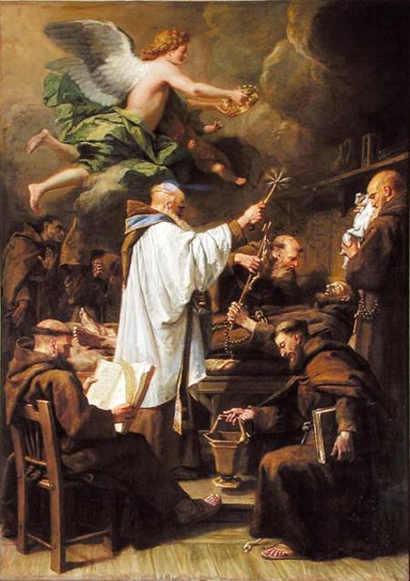 The Death of St. Francis de Jean Jouvenet